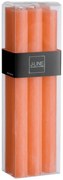 Box 6ks sviečok v lososovej farbe Salmon - Ø 2 *23cm / 13h