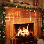 Čarovná svetla vianočný diamantový dážď studená biela