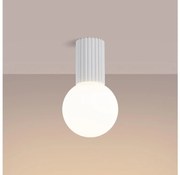 Sollux SL.1708 - Kúpeľňové stropné svietidlo HALO 1xG9/8W/230V IP44 biela