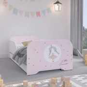 Nádherná detská posteľ  160 x 80 cm s princezničkou