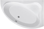 Aqualine Aqualine, ORAVA vaňa 150x90x38cm bez nožičiek, pravá, biela, G1591
