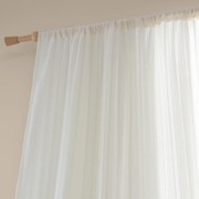 Biela bavlnená záclona 140x137 cm Zofia Broderie Anglaise – Pineapple Elephant