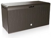 InternetovaZahrada Úložný box Rato s kolieskami 290 L - hnedý