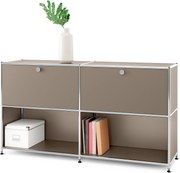 Kovová odkladacia skrinka »CN3« s 2 nastaviteľnými výklopnými priehradkami