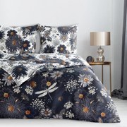 SATÉNOVÉ OBLIEČKY NIKA55 200X220 CM, 2 KS 70X80 CM VZOROVANÉ