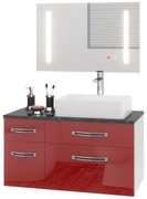 Kúpeľňový nábytok Euphoria EUP P 90L/0/W/R/0/BK/MB