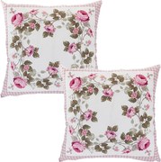 Sada 2 ks obliečok na vankúšiky PNÚCA RUŽA 40 x 40 cm