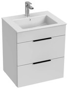 JIKA H4536121763001 - Kúpeľňová skrinka s umývadlom CUBE 60,7x55 cm biela