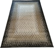 Moderný koberec Lagos 859 Creme – béžovo-hnedý obdĺžnik Rozmer: 60x100 cm