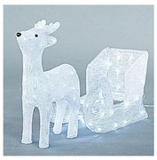 LED Vonkajšia vianočná dekorácia LED/3,6W/230V IP44 studená biela sob