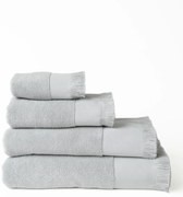 Froté osuška 70 × 140 cm - Loreta svetlo sivá