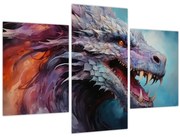 Obraz - Ilustrácia draka (90x60 cm)