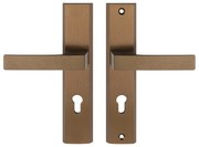 TOTAL vchodová kľučka-kľučka bronz 72mm Bronz