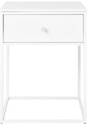 Biely nočný stolík Vita – House Nordic