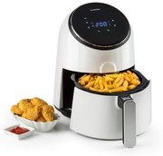 Klarstein AirVital, teplovzdušná fritéza, 1300 W, 2,5 l, nepriľnavý povrch CeraPlus, dotykové ovládanie, biela