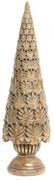 Mosadzný antik dekoračný vianočný stromček Willon - Ø 6*20 cm