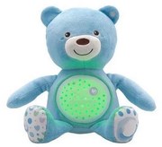 Chicco - Projektor s melódiou BABY BEAR 3xAAA modrá