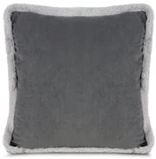 VIANOČNÁ DEKORAČNÁ OBLIEČKA NA VANKÚŠ BOW 1KS 45X45 CM TMAVOSIVÁ