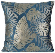 DEKORAČNÁ OBLIEČKA NA VANKÚŠ VELVET 45X45 CM LISTY