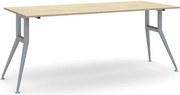 Rokovací kancelársky stôl WIDE, 180x80 cm, dub prírodný