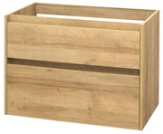 Mereo Mereo, Opto, kúpeľňová skrinka 81 cm, biela, dub, biela/dub, čierna, MER-CN921S