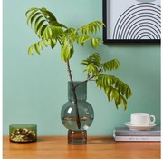 Eglo 421231 - Sklenená váza AMPITABE 28x15,5 cm čierna