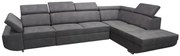 Rohová rozkladacia sedačka MAXIM MAXI P antracit