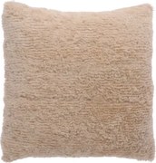 Dekoračný chlpatý vankúš Jane 45x45 cm, krémový%
