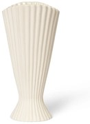 Ferm Living Designová váza Fountain Off White 23 cm