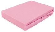 JERSEY PRESTIERADLO 005 90X200 CM RUŽOVÉ
