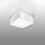 Stropné svietidlo Horus, 1x biele plastové tienidlo, (biely plast), (25 cm)