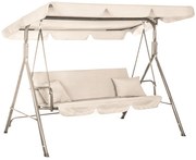 Záhradná hojdačka BestBerg BBGS-10BE / béžová