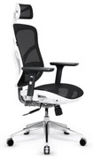 Kancelárska ergonomická stolička Diablo V-Basic, bielo-čierna