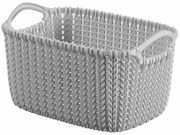 Curver Košík KNIT S, 3l sivý