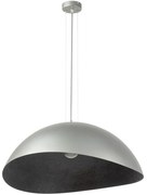 Luster na lanku SOLARIS 1xE27/60W/230V strieborná/čierna