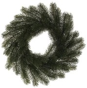 Umelý smrekový veniec, pr. 30 cm, tm. zelená