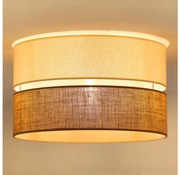 Brilagi - Stropné svietidlo ROYAL YUTE 1xE27/15W/230V pr. 40 cm béžová/krémová