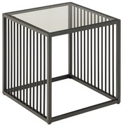 Odkladací stolík so sklenenou doskou 40x40 cm Strington – Actona