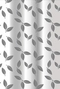 BISK Erga Peva, sprchový záves 180x200cm, polyester, biela-šedá vzor Madison, ERG-08228