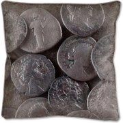 Vonkajší vankúš DENARO 45x45 cm, sivý