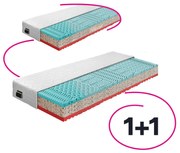 Matrace, set 2 ks, 18 cm, 90x200 cm, TAMIA