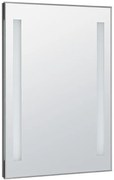 Aqualine Aqualine, LED podsvietené zrkadlo 60x80cm, gombíkový vypínač, ATH6