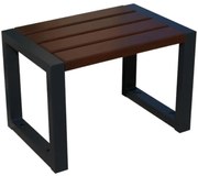 Drevená stolička moderná bez operadla palisander