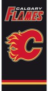 OSUŠKA NHL CALGARY FLAMES BLACK  70x140 cm