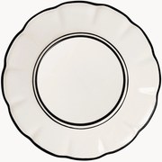 Ručne maľovaný plytký tanier Bistro