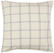 Ib Laursen Poťah na vankúš Ebbe Blue Checkered 50 x 50 cm