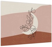 Obraz - Boho listy N⁰2 (70x50 cm)