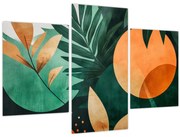 Obraz - Geometrické prírodné motívy (90x60 cm)