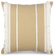 DEKORAČNÁ OBLIEČKA NA VANKÚŠ BOHO1 45X45 CM BÉŽOVÁ