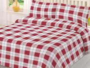 Gipetex Natural Dream Talianská obliečka bavlna LUX Scozzese Rosso - 140x200 / 70x90 cm